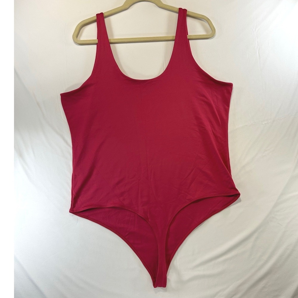 Clean Girl Abercrombie Sleek Bodysuit XXL Summer Office Siren Layering Pink - Picture 11 of 12